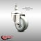 Service Caster 3 Inch 316SS Gray Polyurethane Wheel Swivel 1/2 Inch Threaded Stem Caster SCC SCC-SS316TS20S314-PPUB-121315 - alternate 2